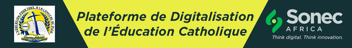 Plateforme de digitalisation de l'education Catholique (PDEC)